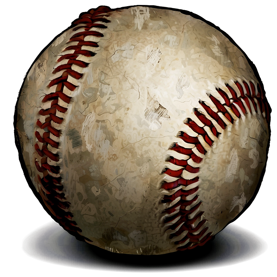 Rough Distressed Baseball Icon Png Ege