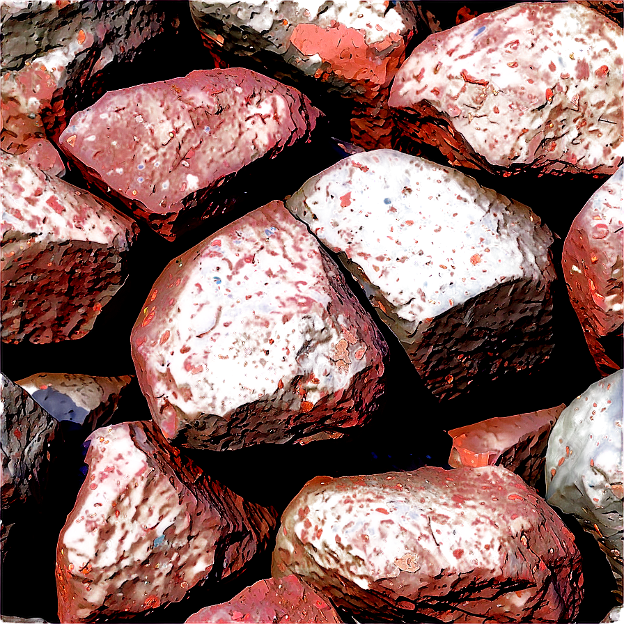 Rough Iron Ore Boulders Png 06212024