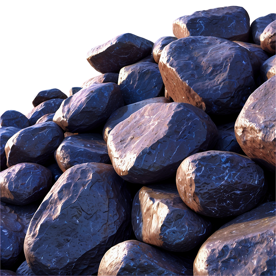 Rough Iron Ore Boulders Png Nkb