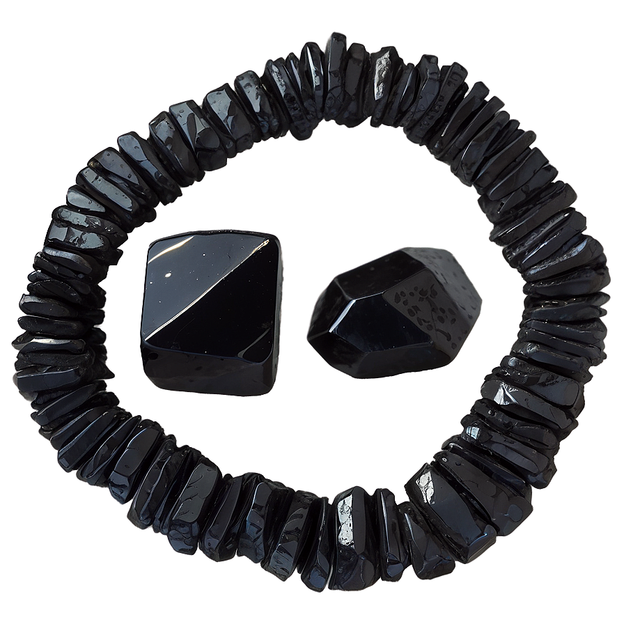 Rough Obsidian Gravel Png Fgs