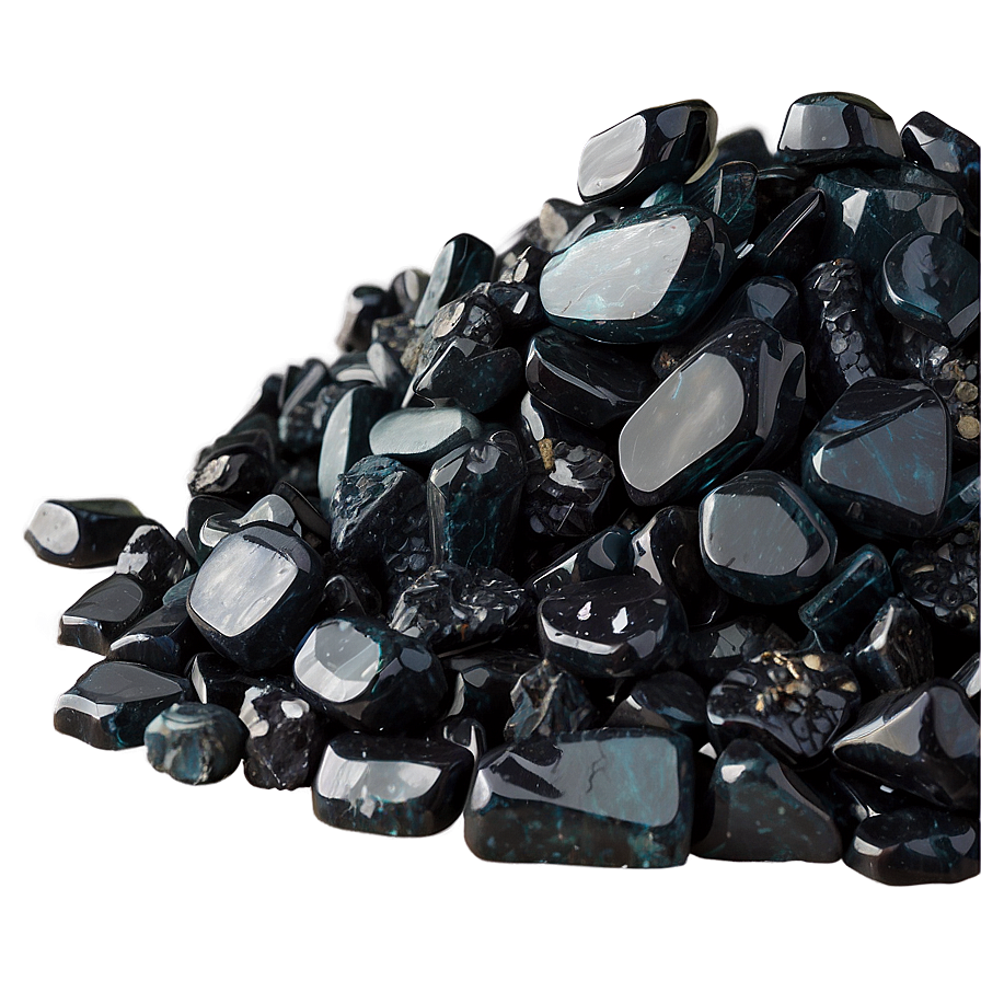 Rough Obsidian Gravel Png Nev45