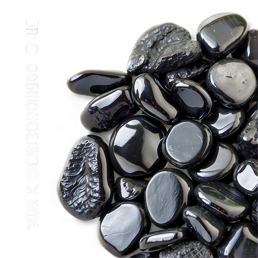 Rough Obsidian Gravel Png Vce91