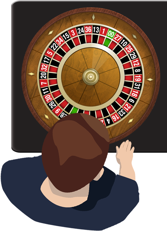 Roulette Game Top View