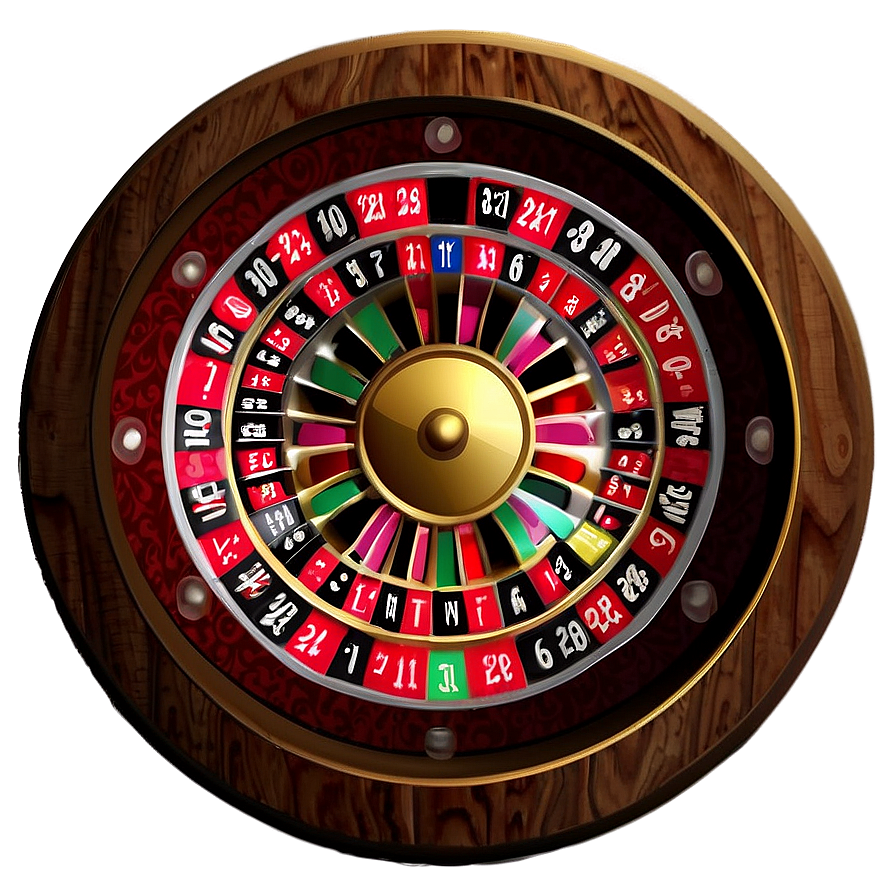 Roulette Wheel Festive Decor Png Cca61