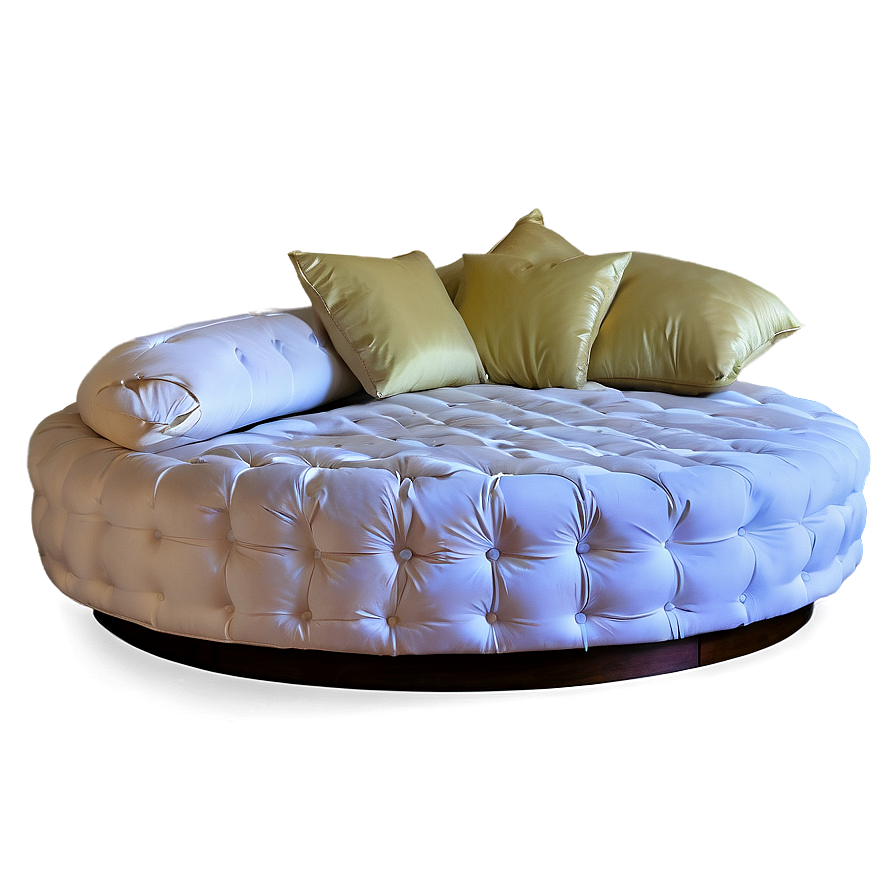 Round Bed Luxury Png 42