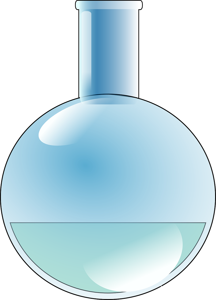 Round Bottom Flask Vector Illustration