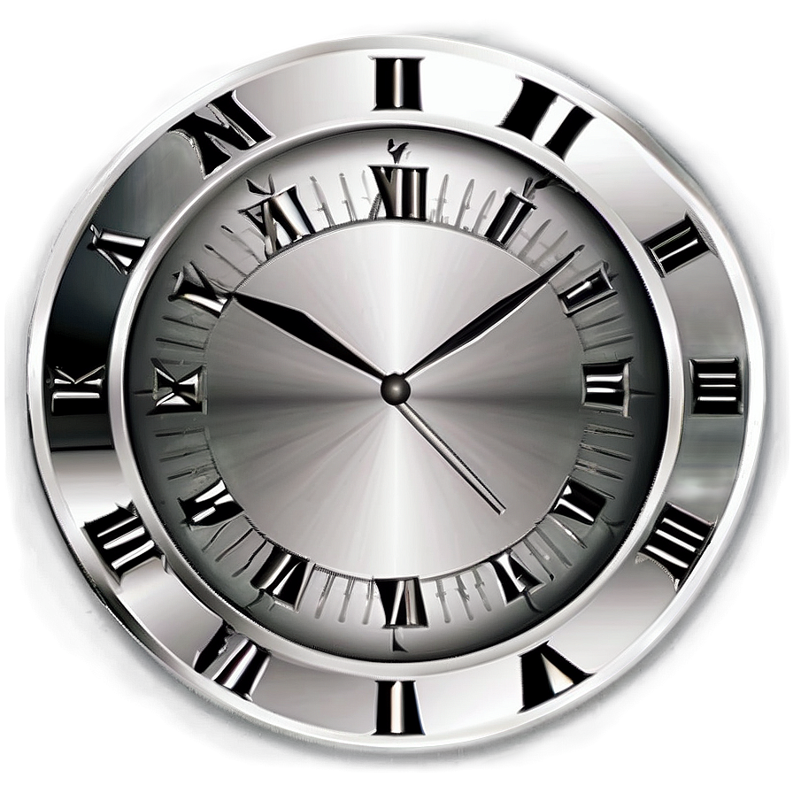 Round Clock Clipart Png 06262024