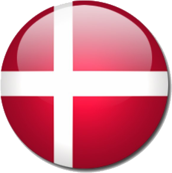 Round Denmark Flag Png Image Background - Denmark Circle Flag Png, Transparent Png PNG with transparent background