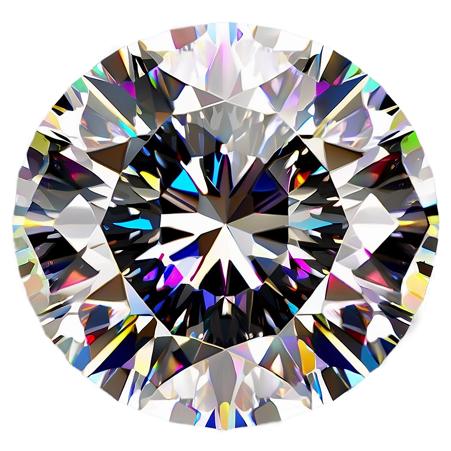 Round Diamond Jewel Png 47