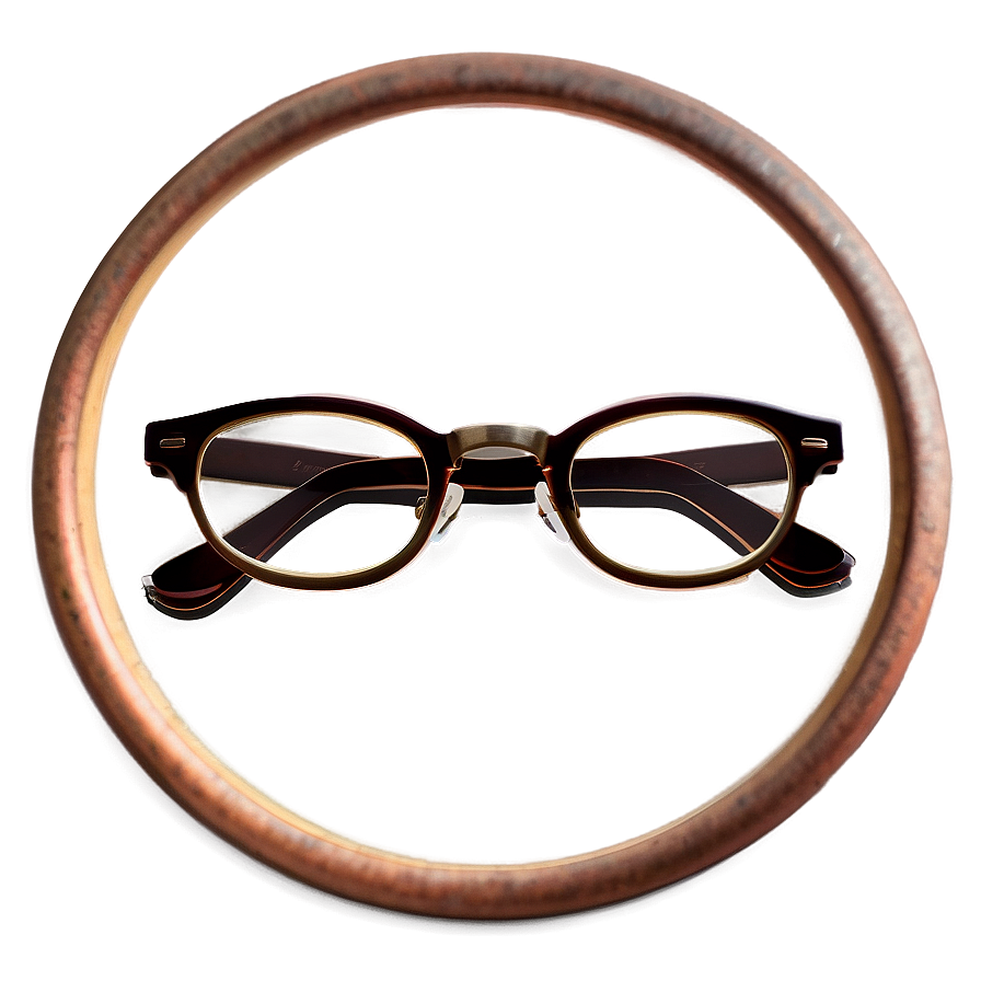 Round Glasses Fashion Icon Png Vof48