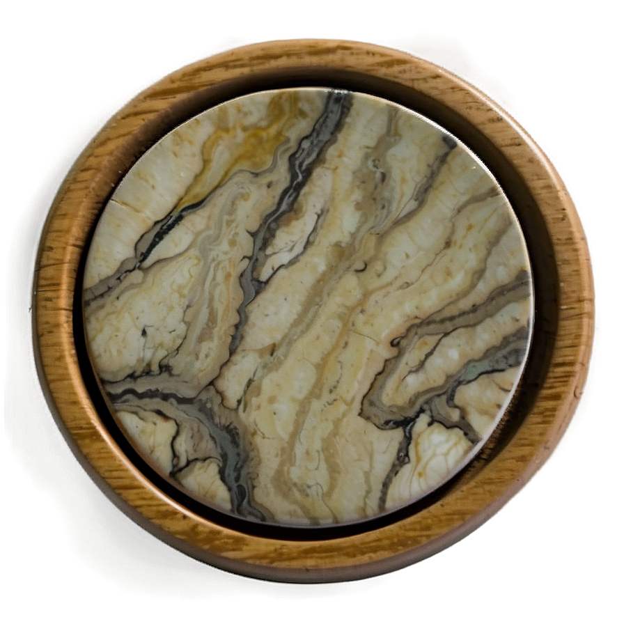 Round Marble Coaster Png Ien55