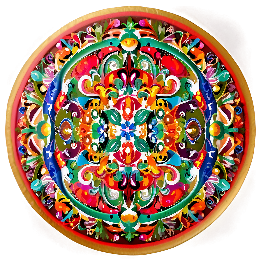 Round Ornament Pattern Png Aba70