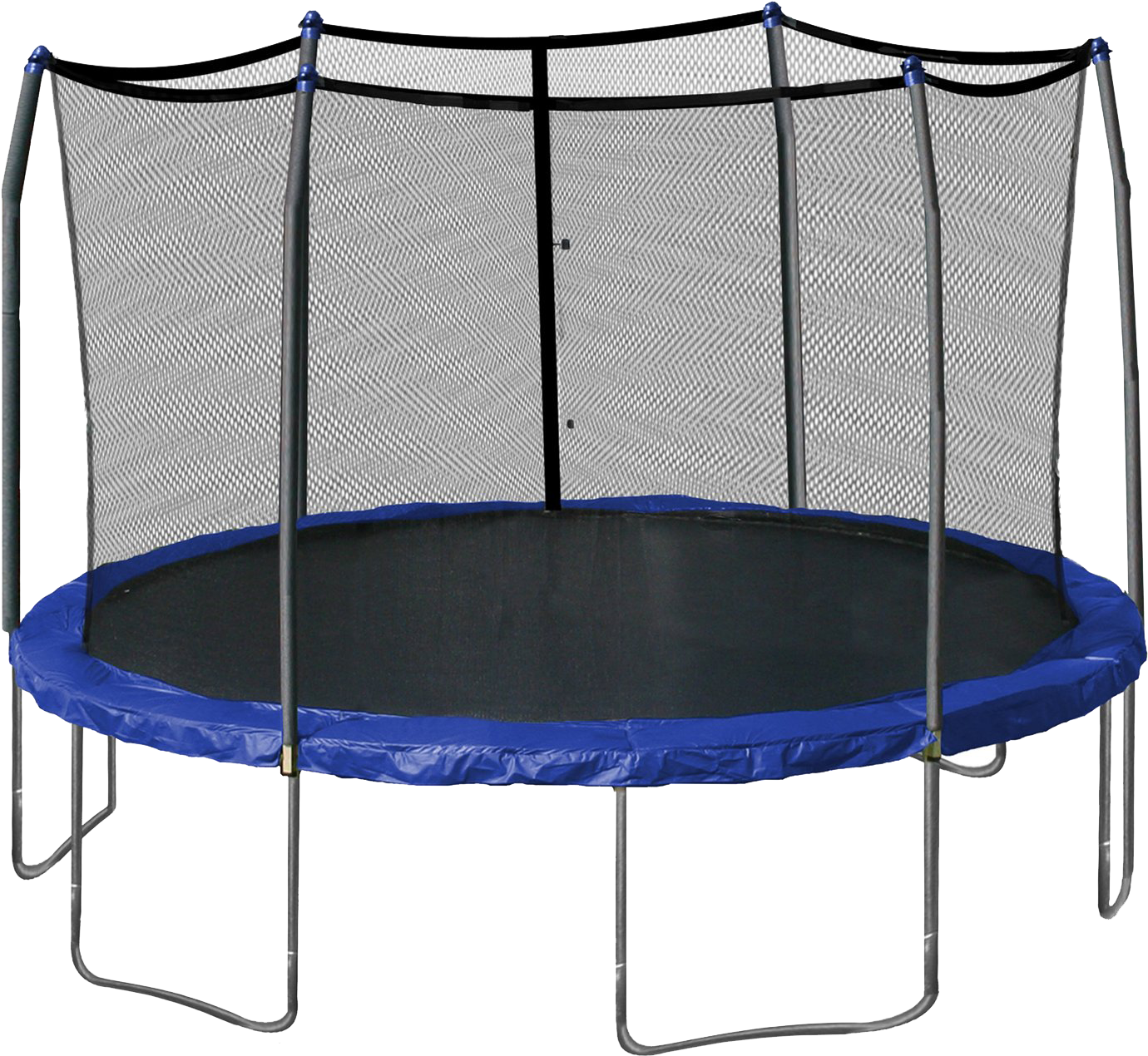 Trampoline Png - 14 Foot Trampoline With Basketball Hoop, Transparent Png PNG image with a transparent background, free high-resolution download