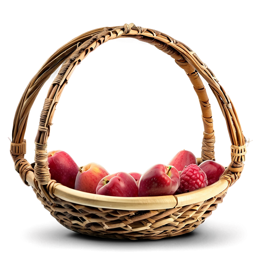 Round Picnic Basket Png 06122024