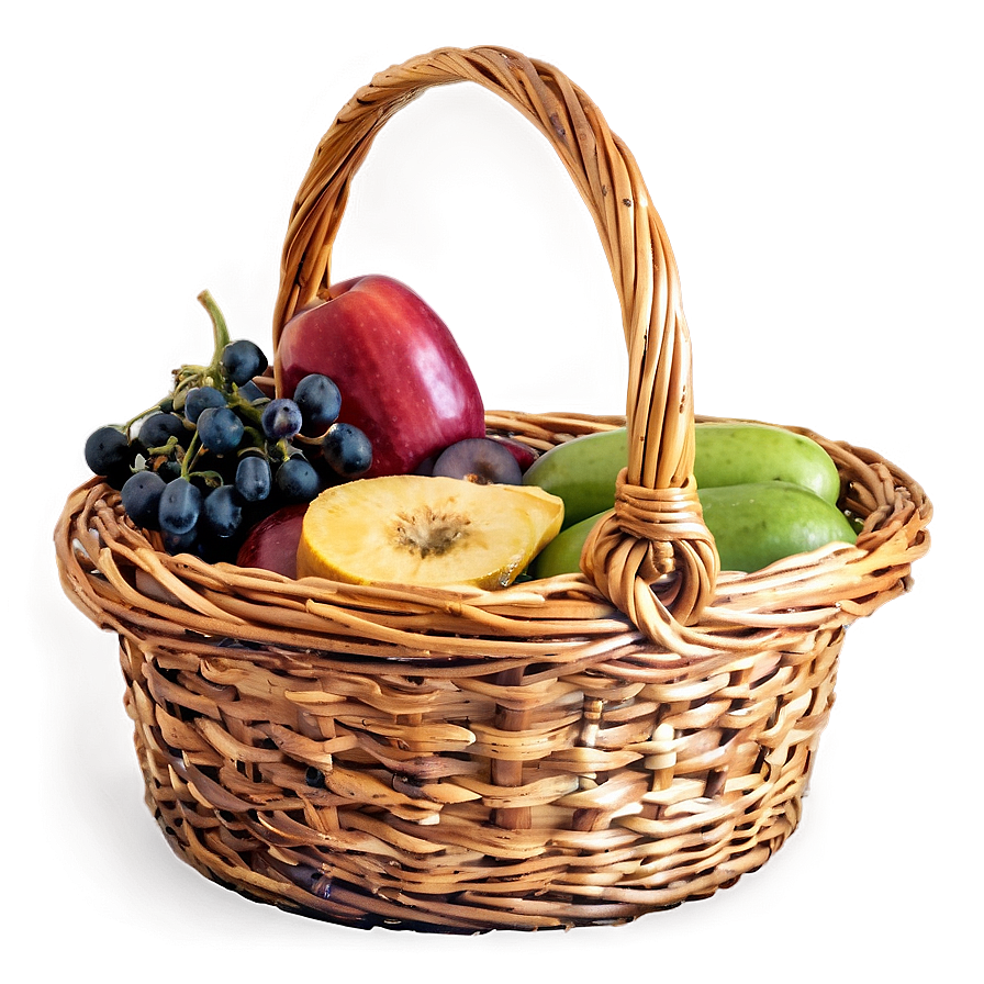 Round Picnic Basket Png Fqc