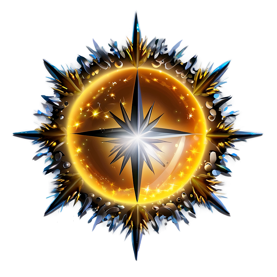 Round Star Element Png 75