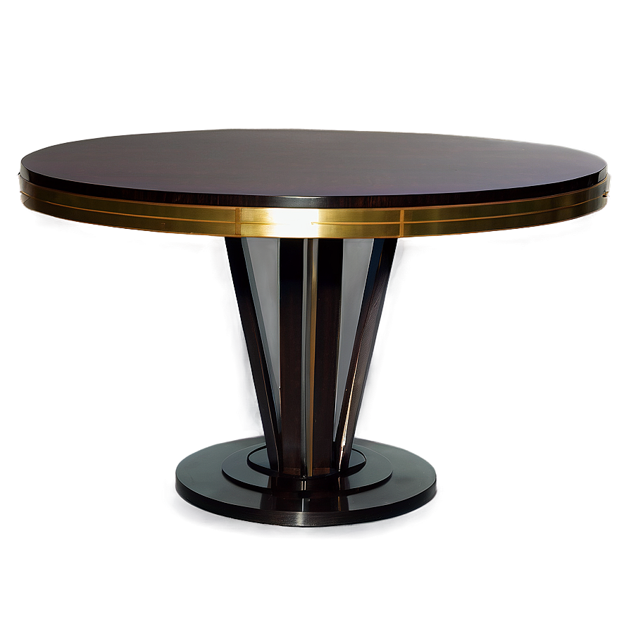 Round Table Art Deco Png Qxf