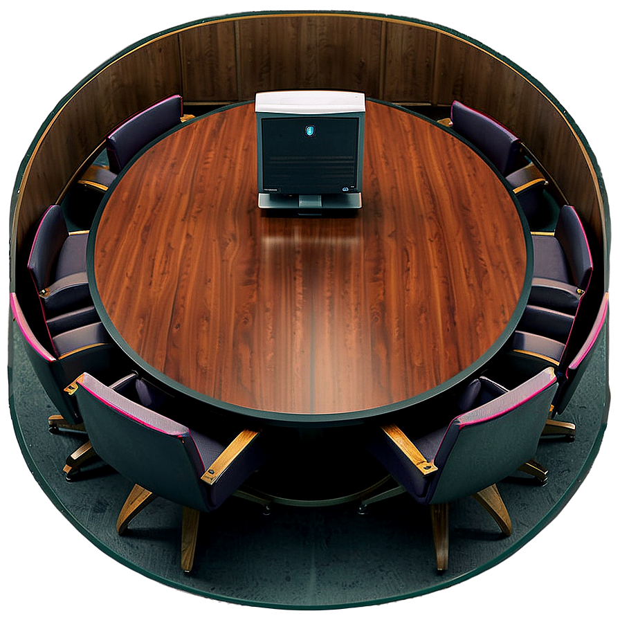 Round Table Office Furniture Png 94