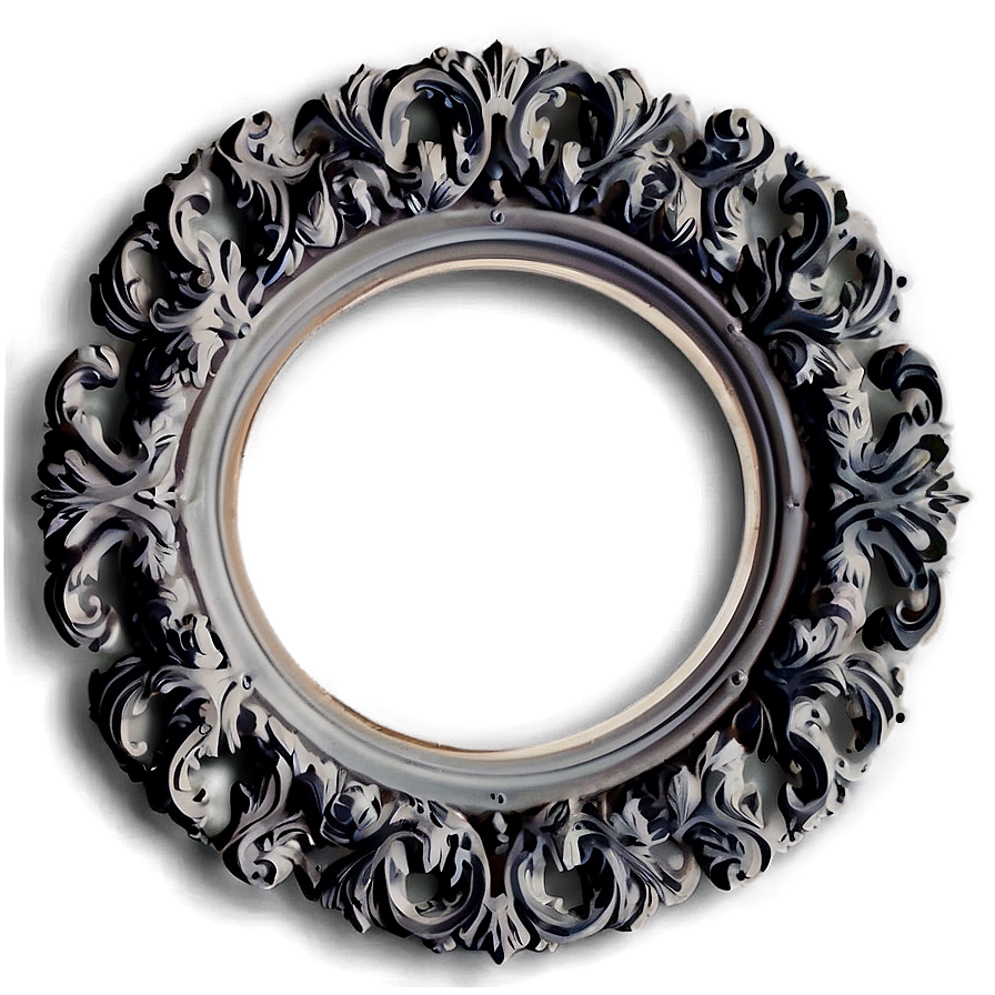 Round Vintage Frame Png 30