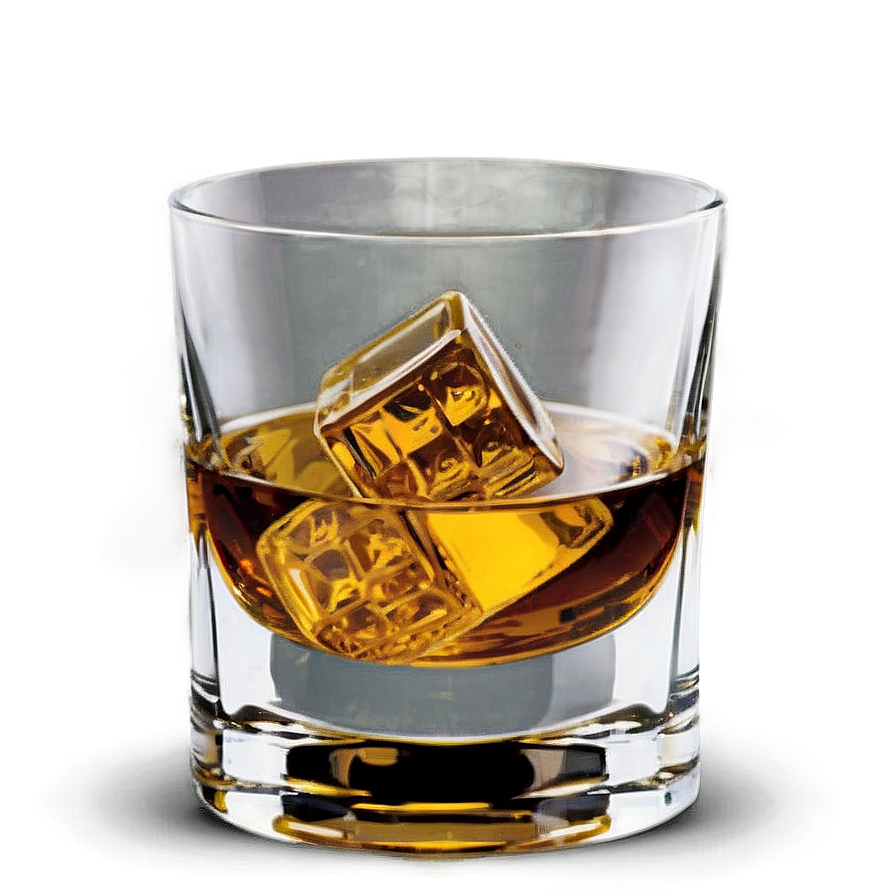 Round Whiskey Glass Png Nov