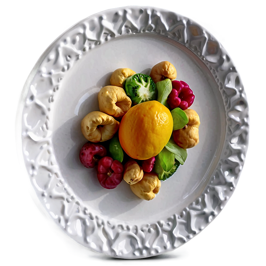 Round White Serving Plate PNG biq12 PNG image with a transparent background, free high-resolution download