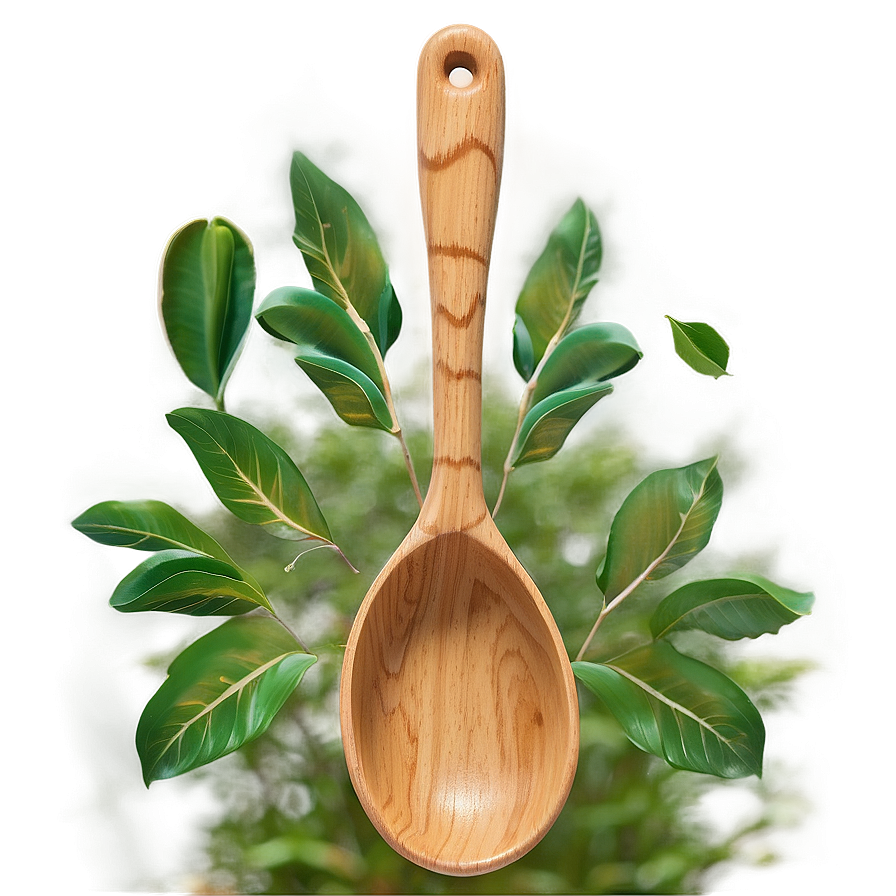 Round Wooden Spoon Png Dqm80