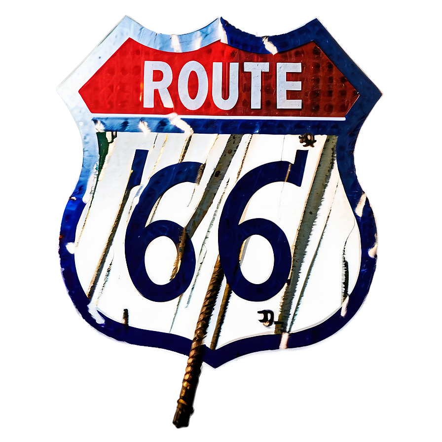 Route 66 Navigation Map Png Pbt