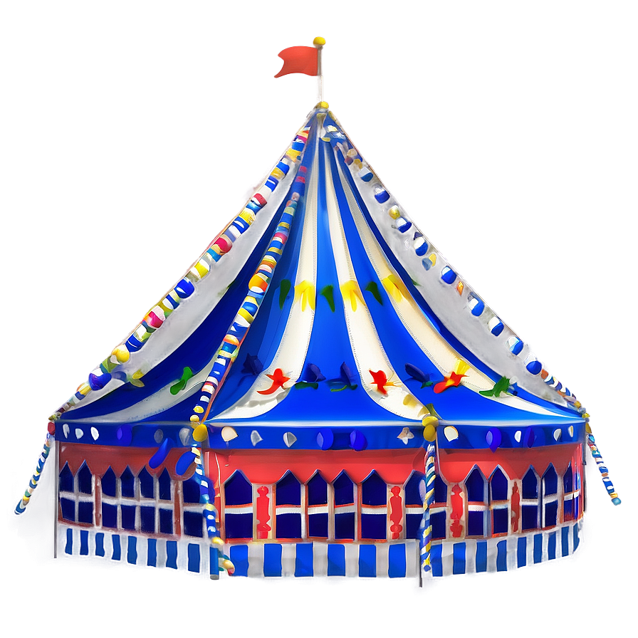 Royal Blue Carnival Tent Png Bbi