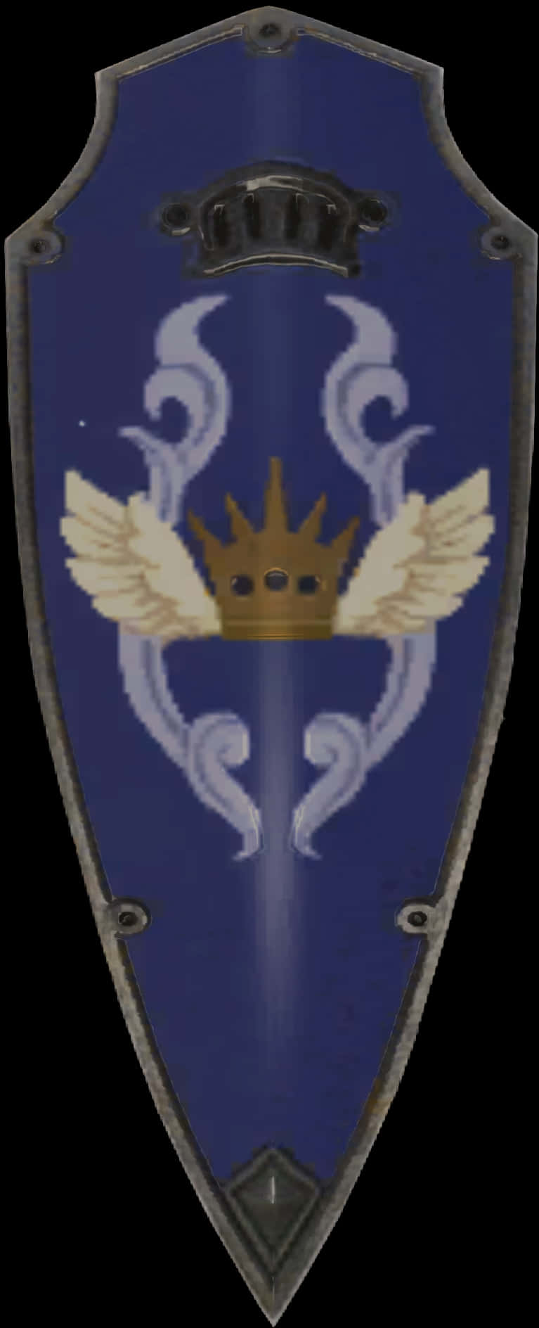 Royal Blue Heraldic Shield