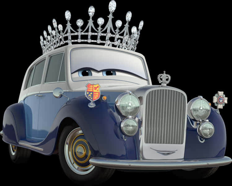 Royal Car Character Crown Tiara