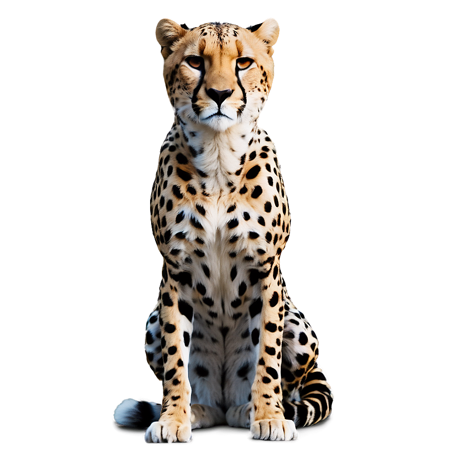 Royal Cheetah Pose Png Cok29