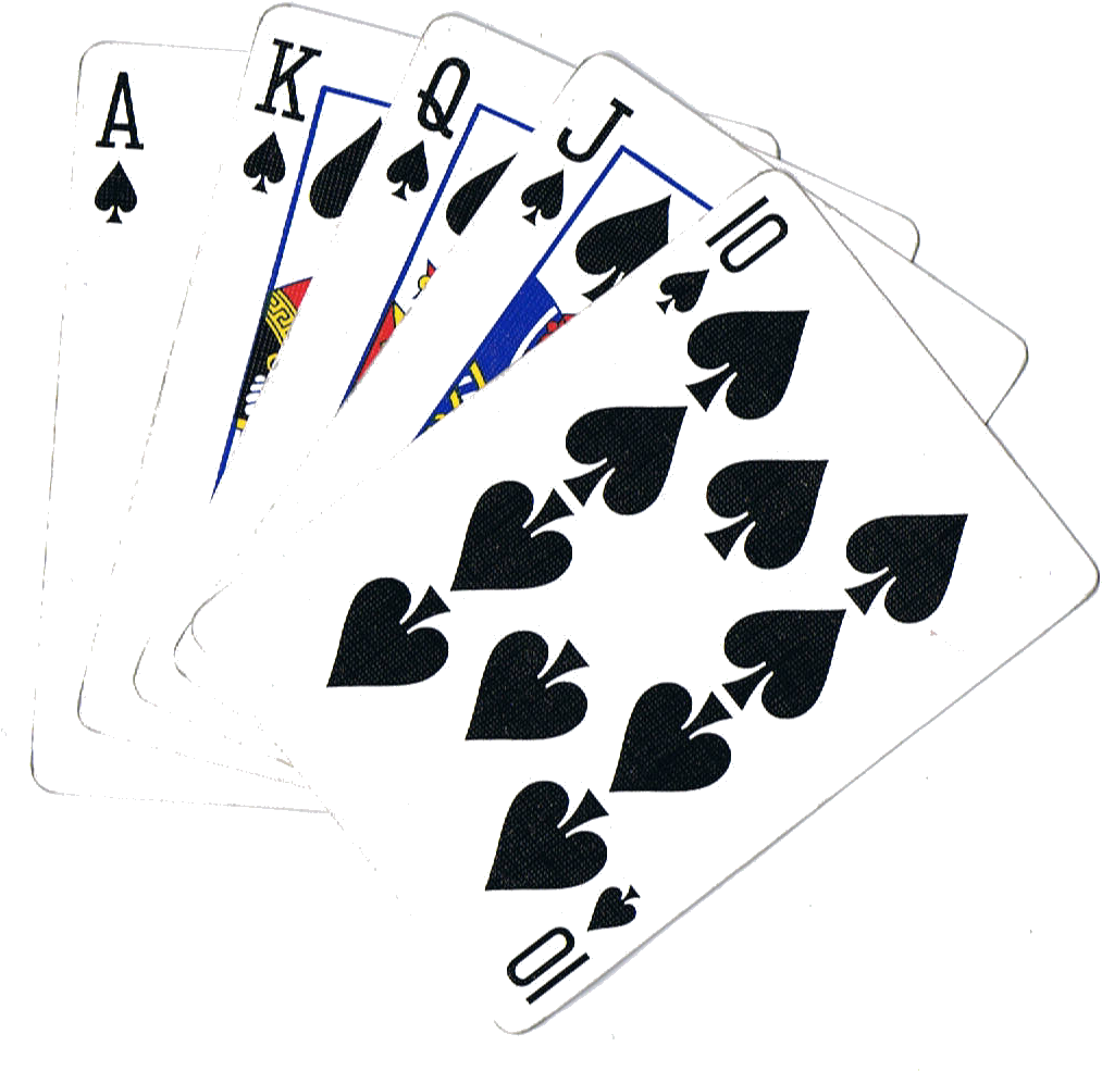 Poker Royal Flush Png, Transparent Png PNG with transparent background