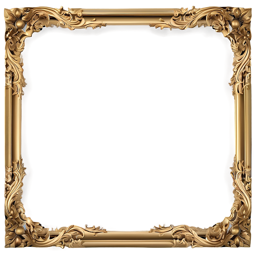 Royal Gold Frame Png 56