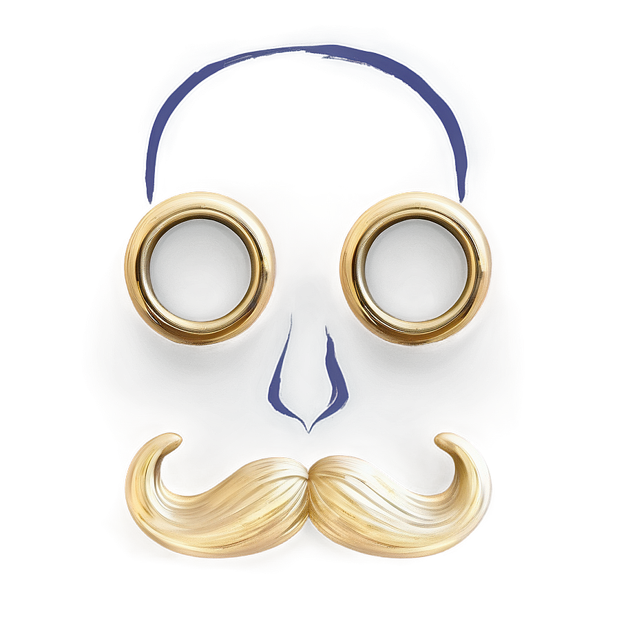 Royal Handlebar Mustache Png Kuw70