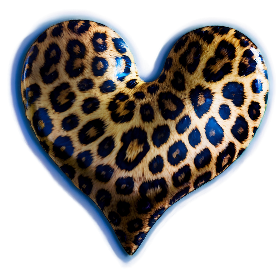 Royal Leopard Heart Png 55