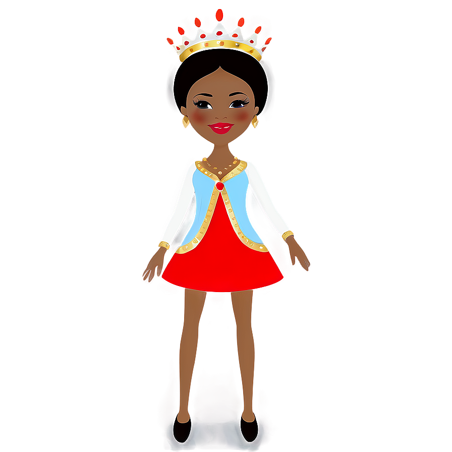 Royal Queen Doll Png 06112024