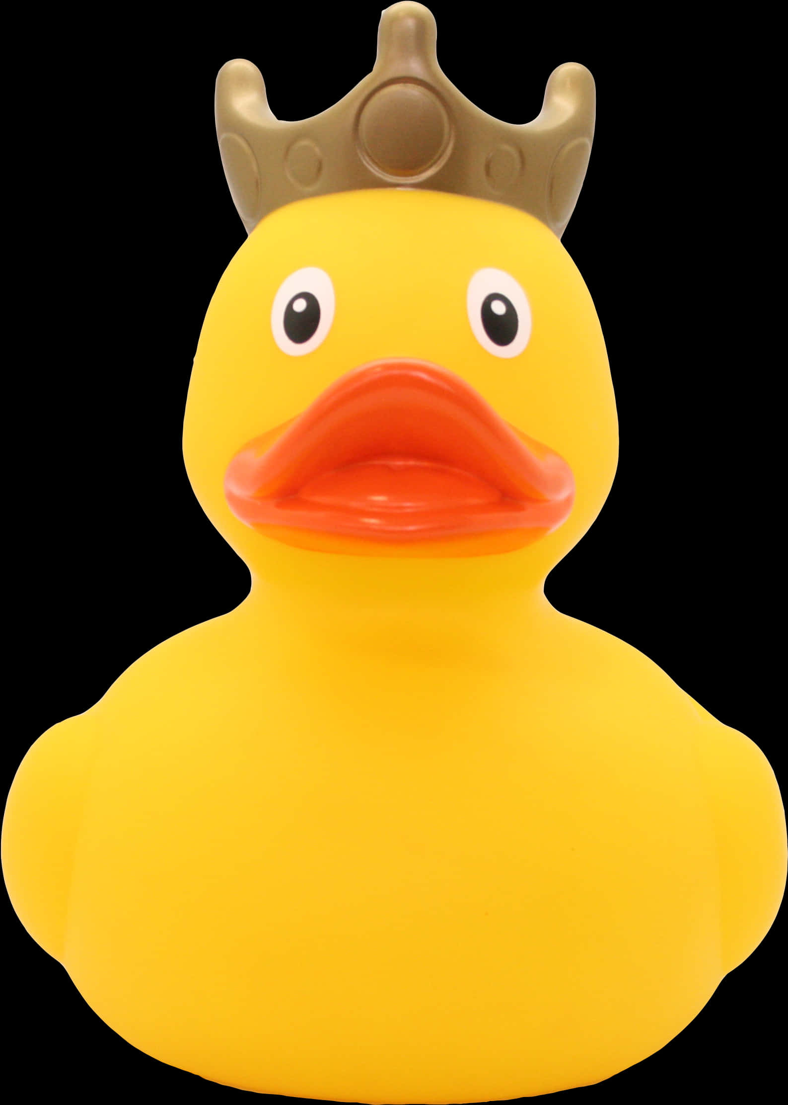 Royal Rubber Duck PNG with transparent background