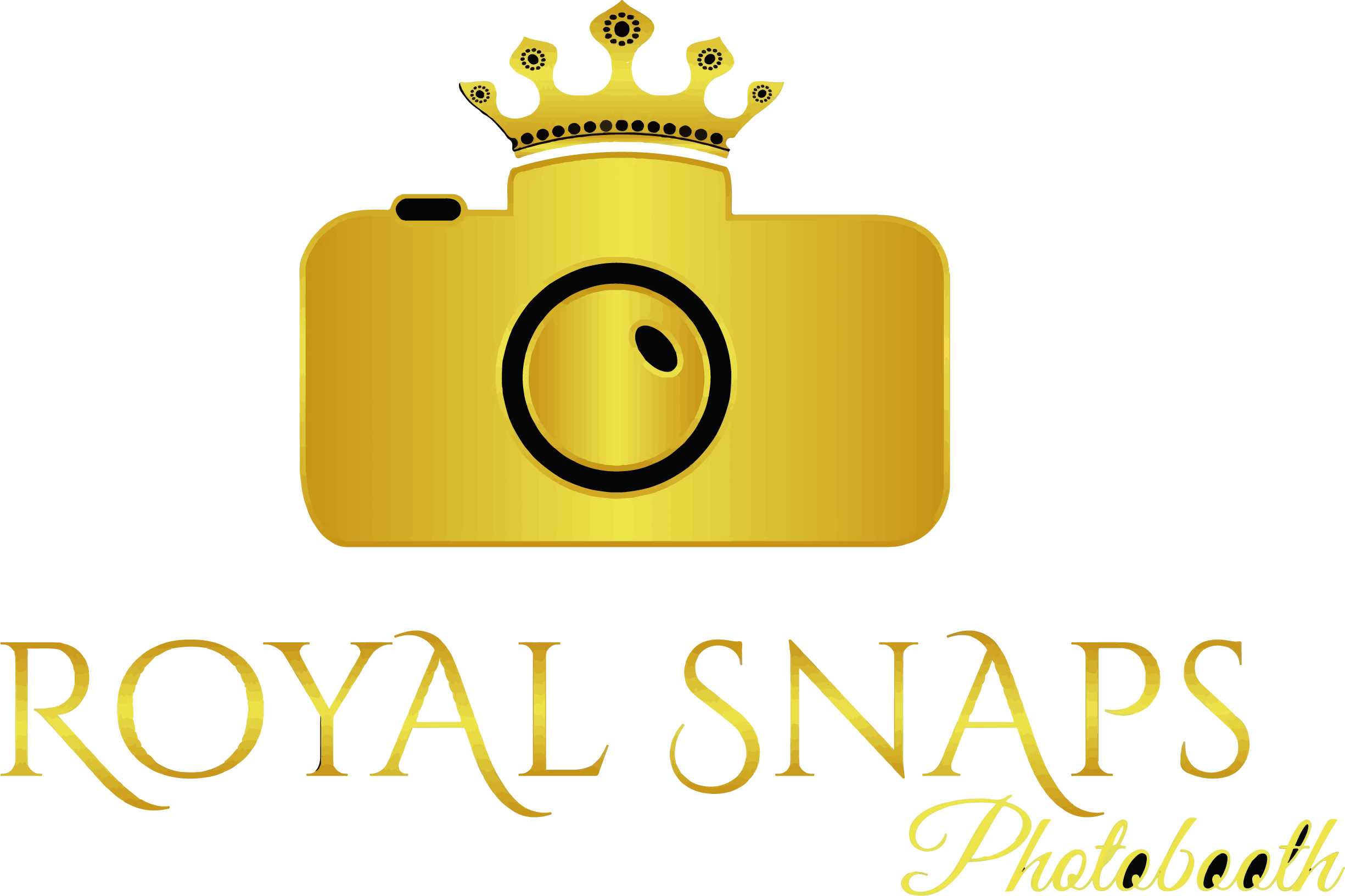 Royal Snaps Photobooth Logo PNG with transparent background