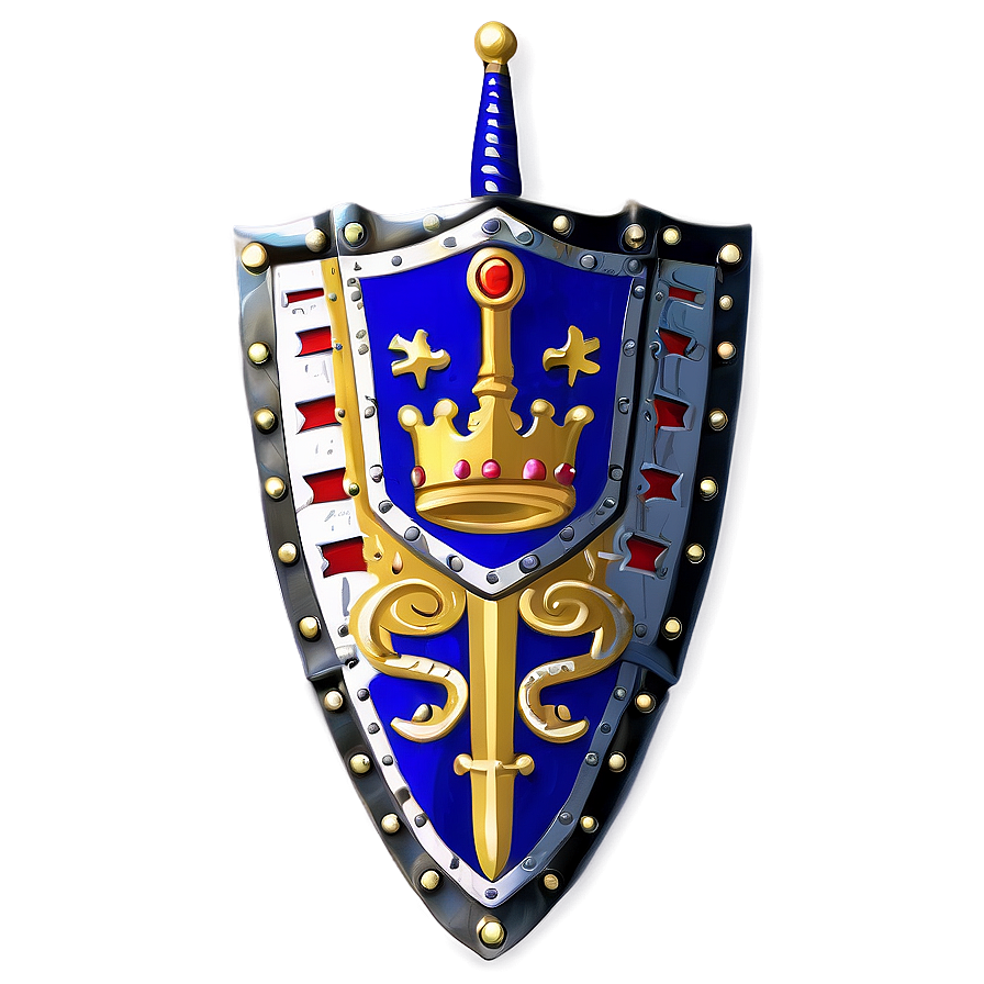 Royal Sword And Shield Emblem Png Ykp60