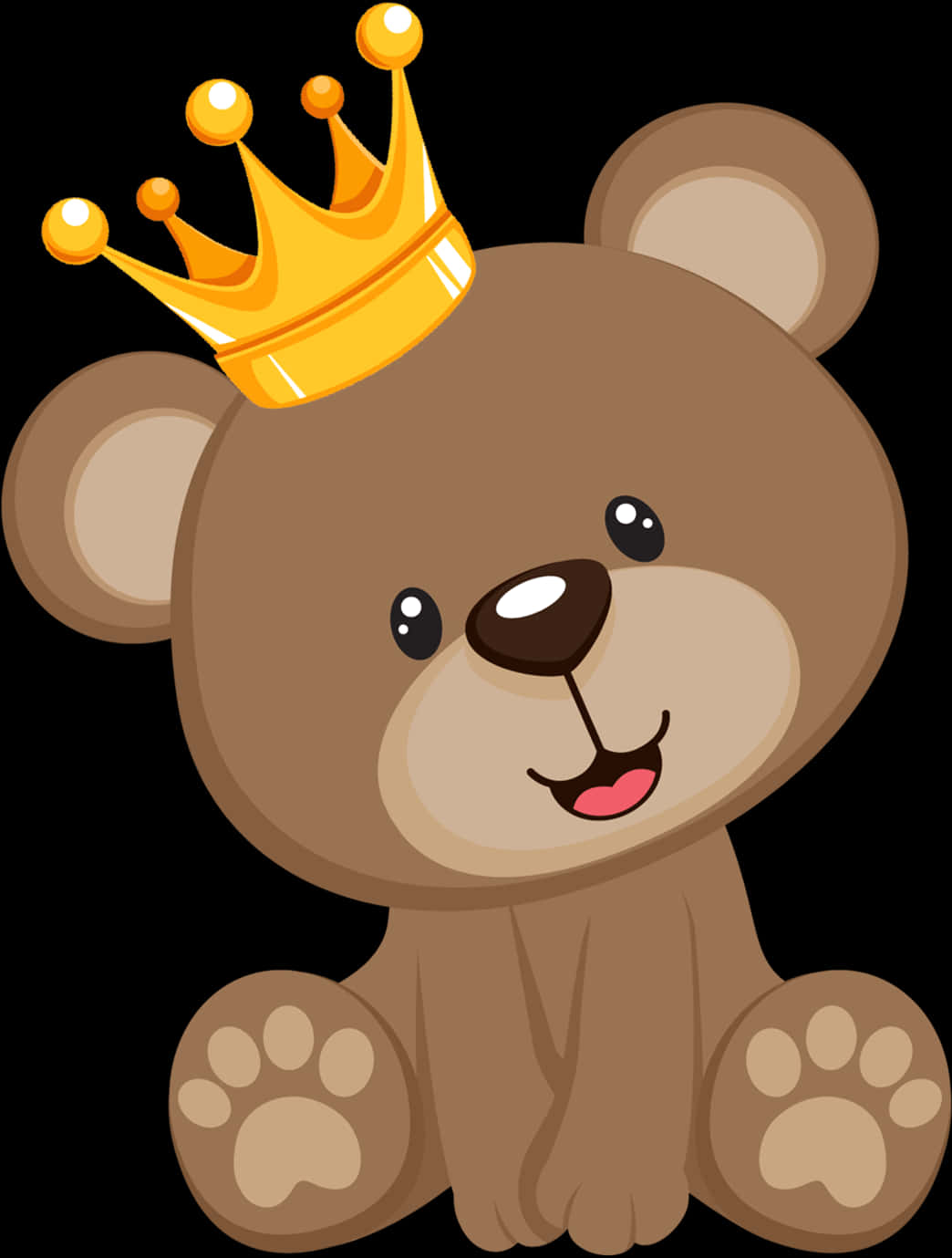 Royal Teddy Bear Cartoon