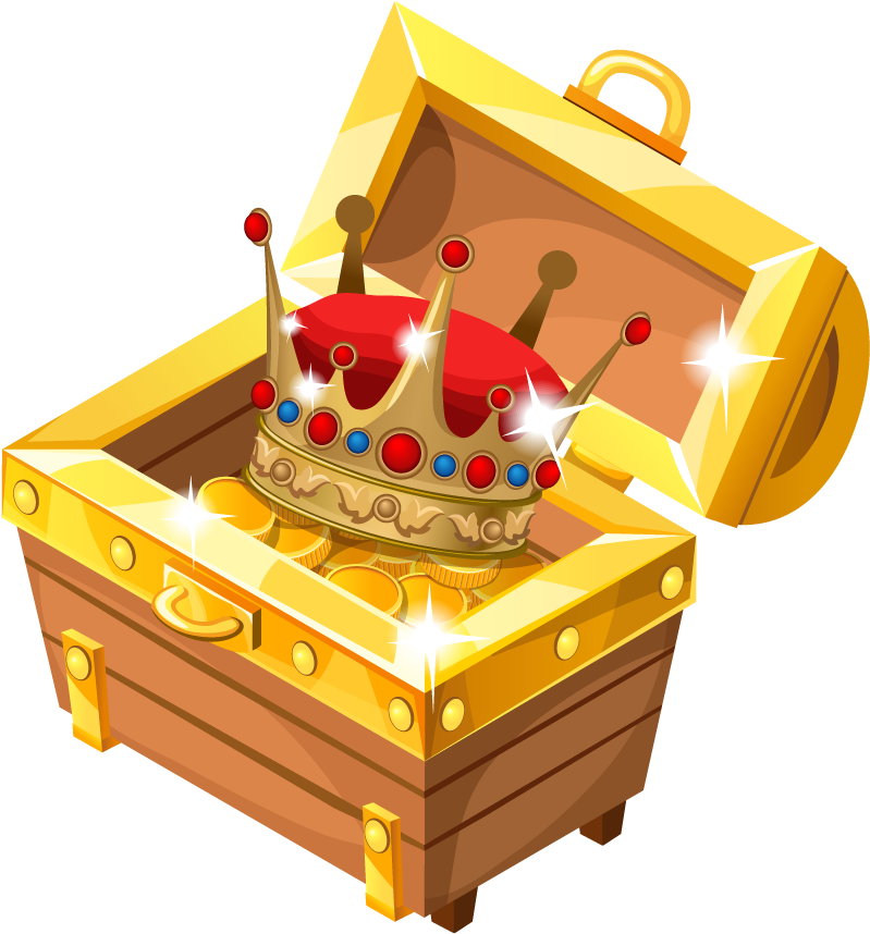 Treasure Jewellery Clip Art - Cartoon Treasure Chest Png, Transparent Png PNG with transparent background