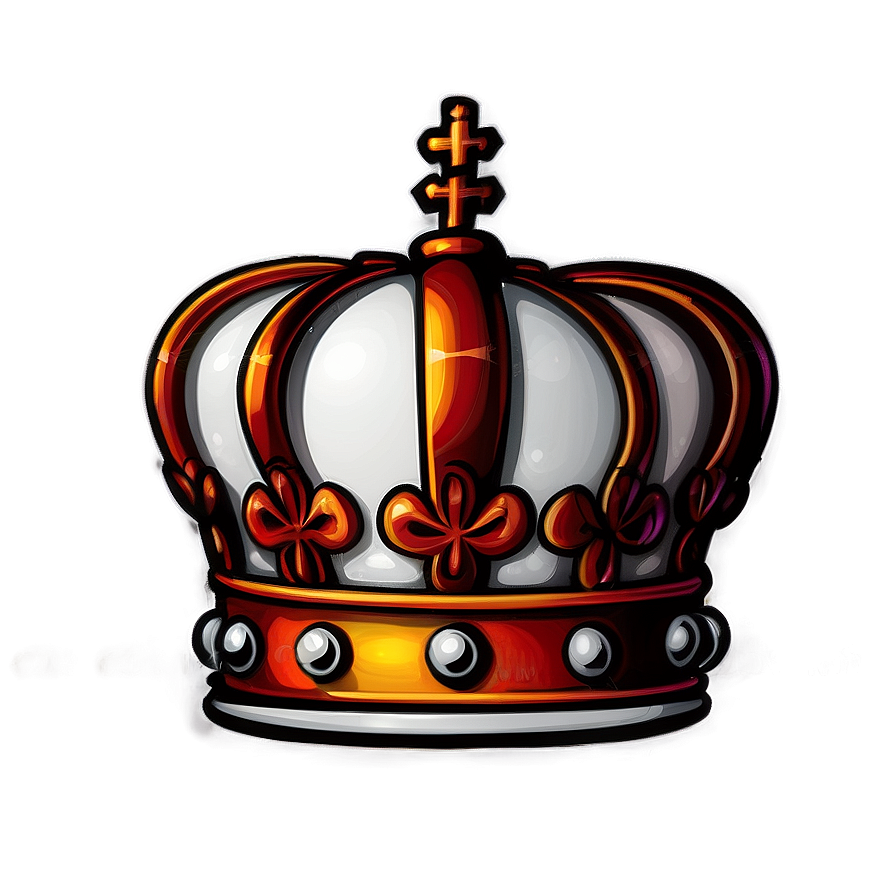 Royal White Crown Illustration Png 84