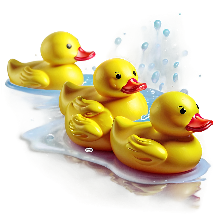 Rubber Duck In Bath Png 05032024