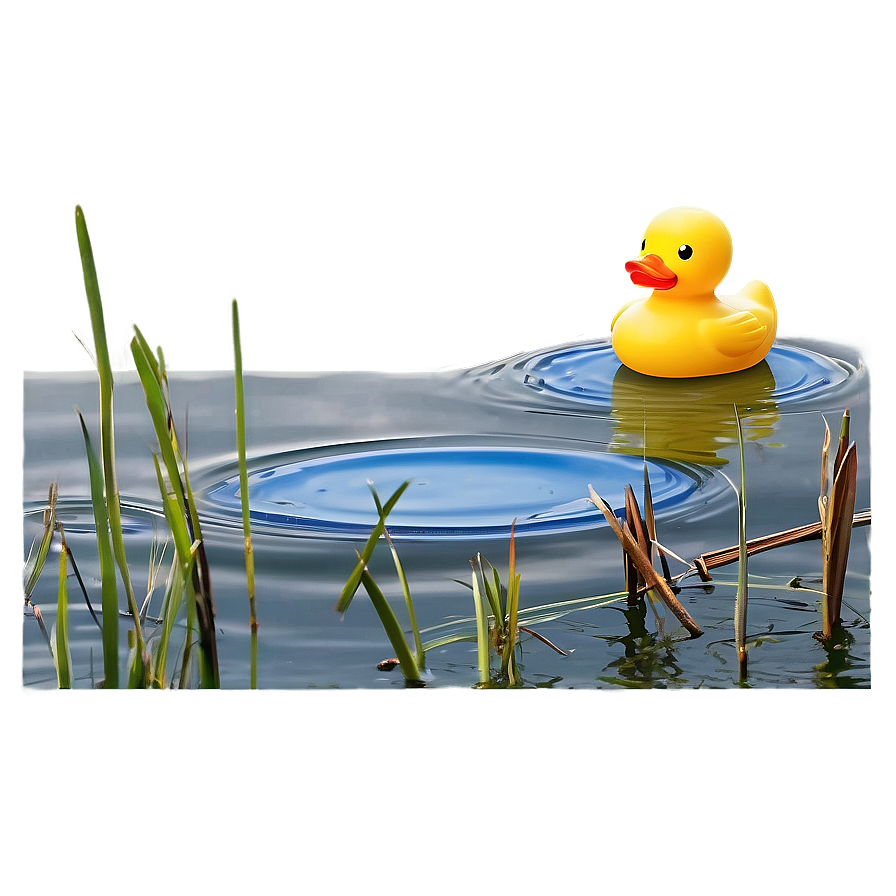 Rubber Duck In Pond Png 05252024