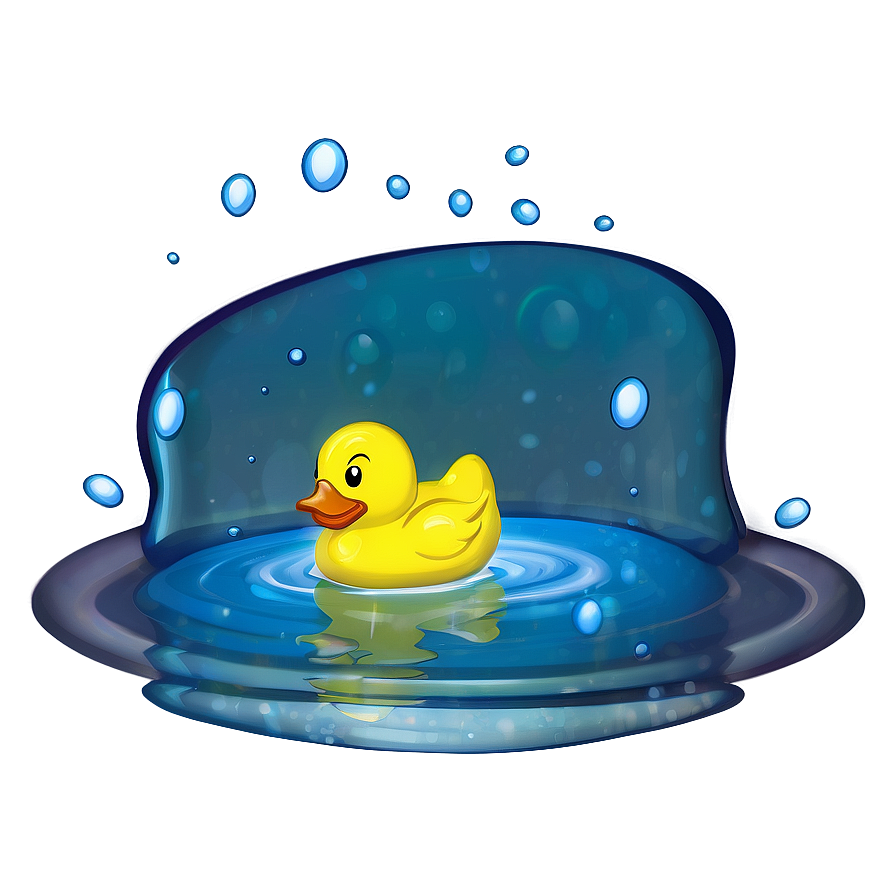 Rubber Ducky In Water Png Xlj72