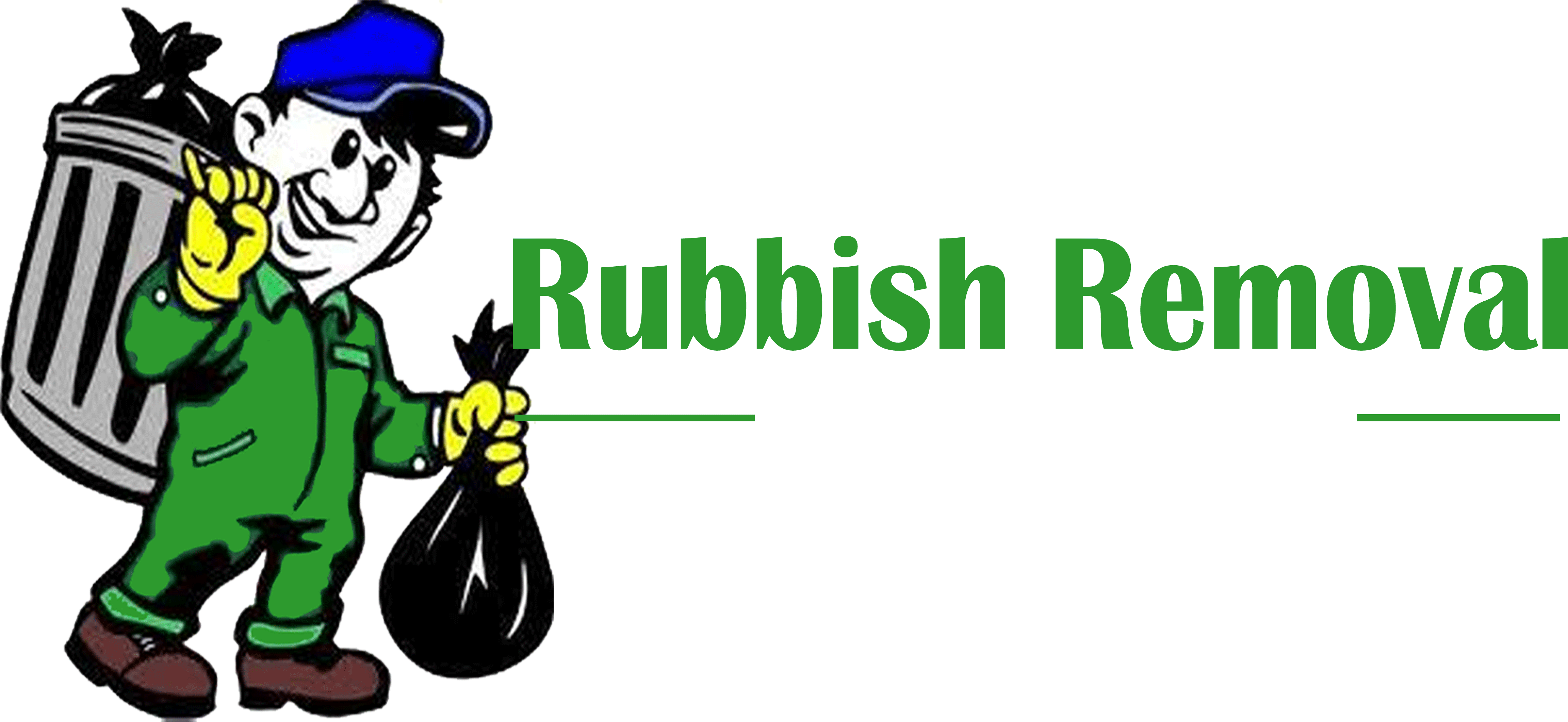 Rubbish Removal Service Cartoon Character