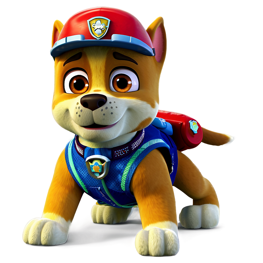 Rubble Paw Patrol PNG ngq PNG image with a transparent background, free high-resolution download