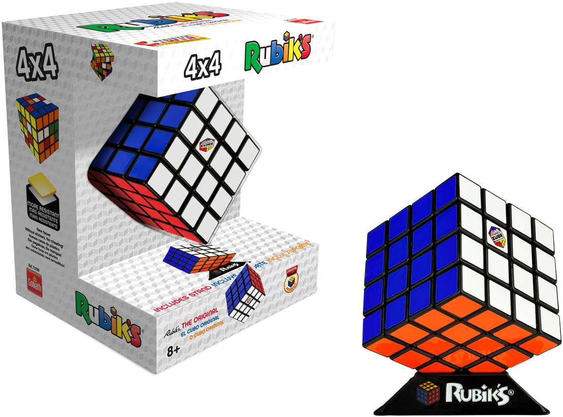 Rubiks Cube4x4 Packagingand Stand