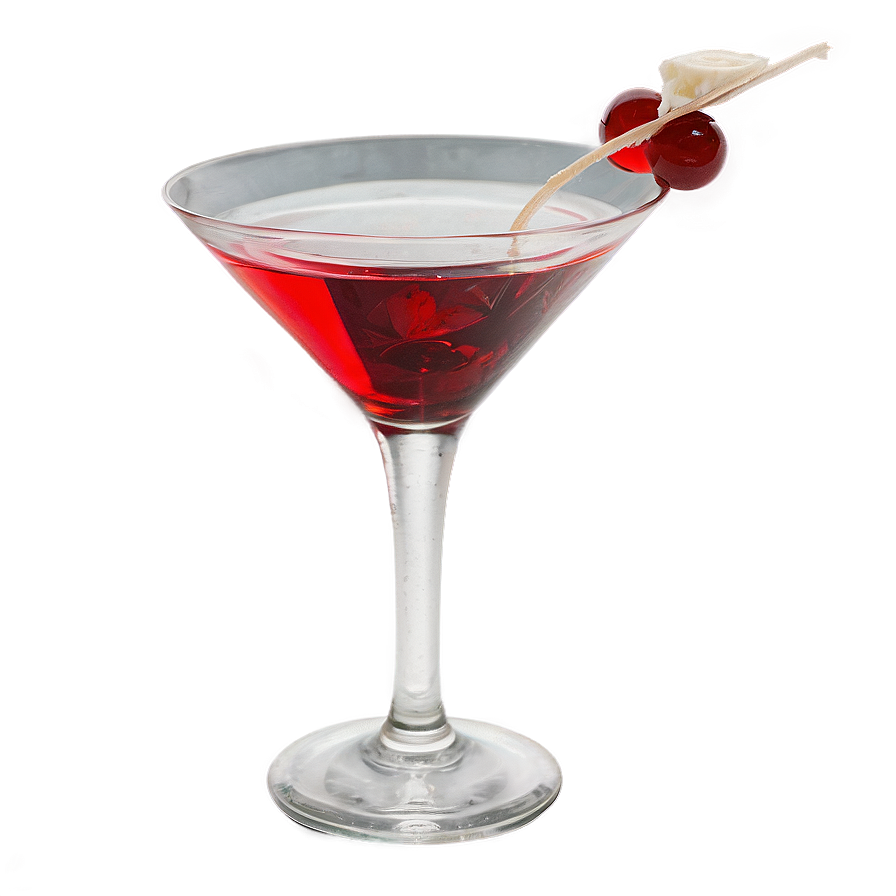 Ruby Red Martini Png Qfs