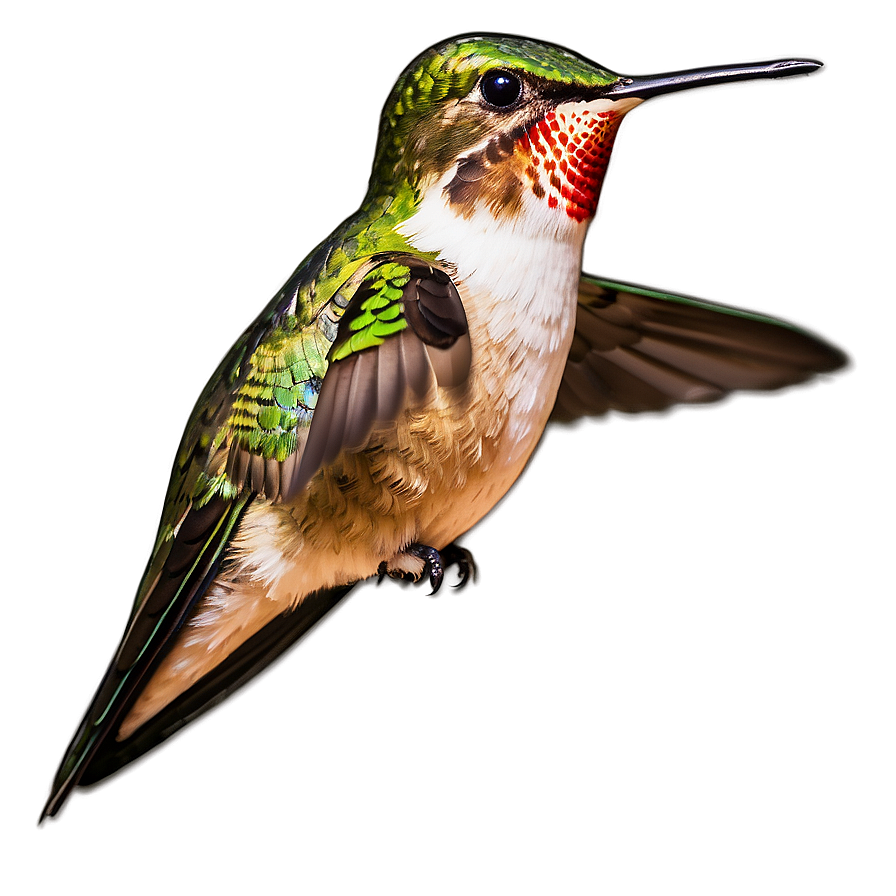 Ruby-throated Hummingbird Png 05212024